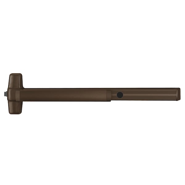 Grade 1 Rim Exit Bar, Wide Stile Pushpad, 36-in Device, Classroom Function, 17 Lever with Escutcheon